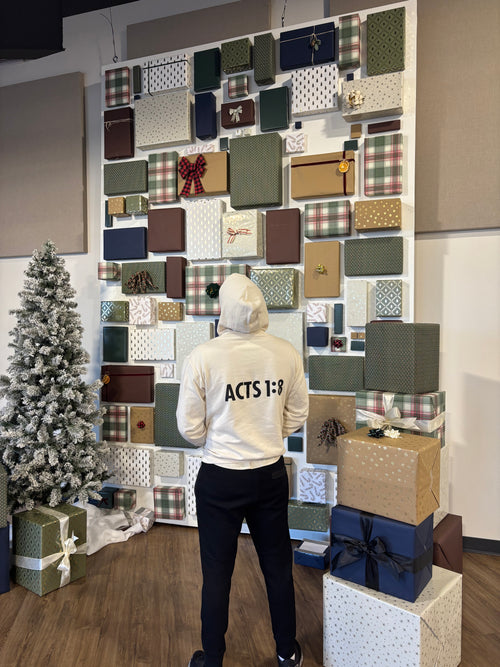 Cream Acts 1:8 Hoodie